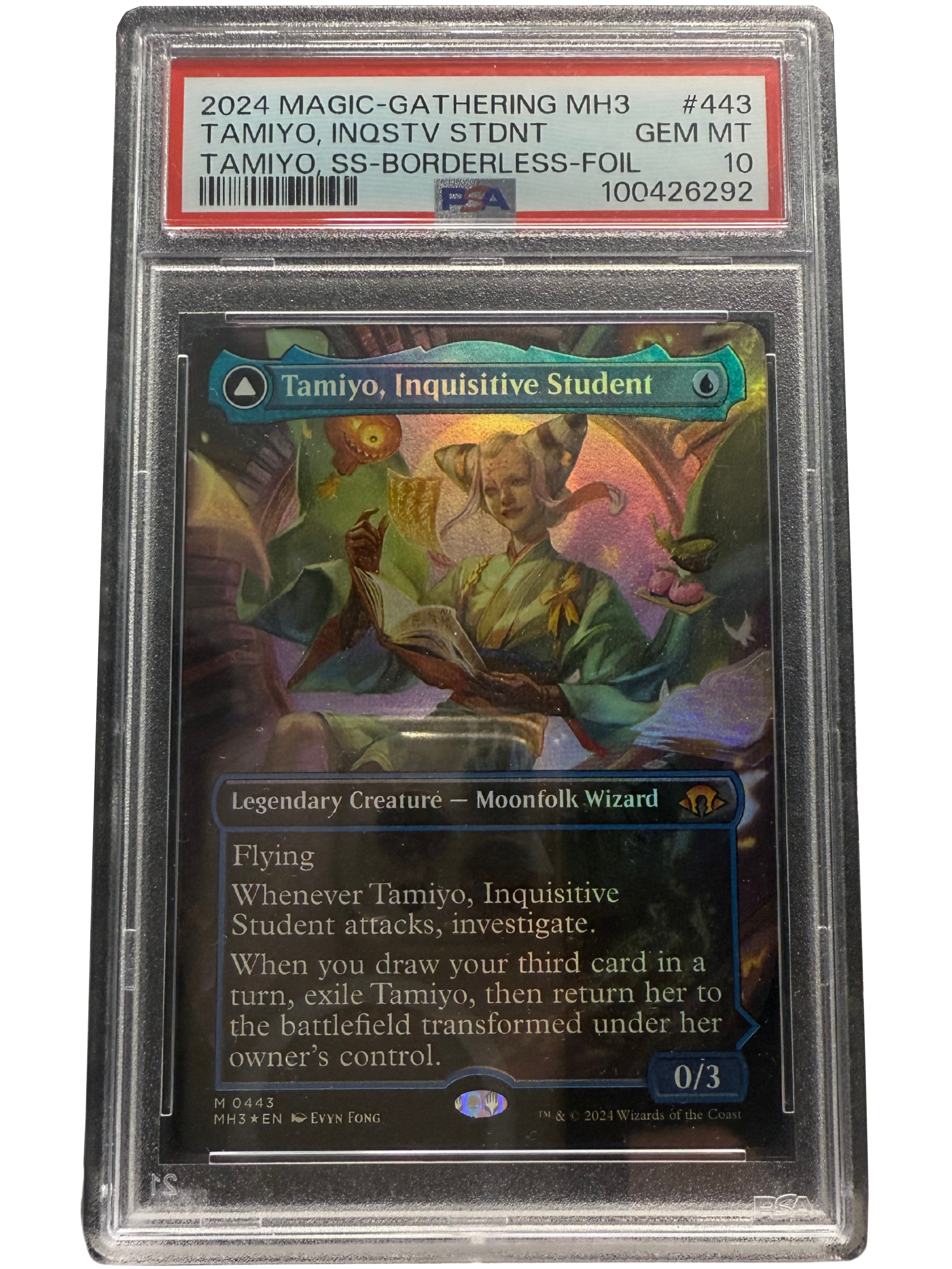 PSA 10 MTG Modern Horizons 3 Tamiyo, Inquisitive Student #443